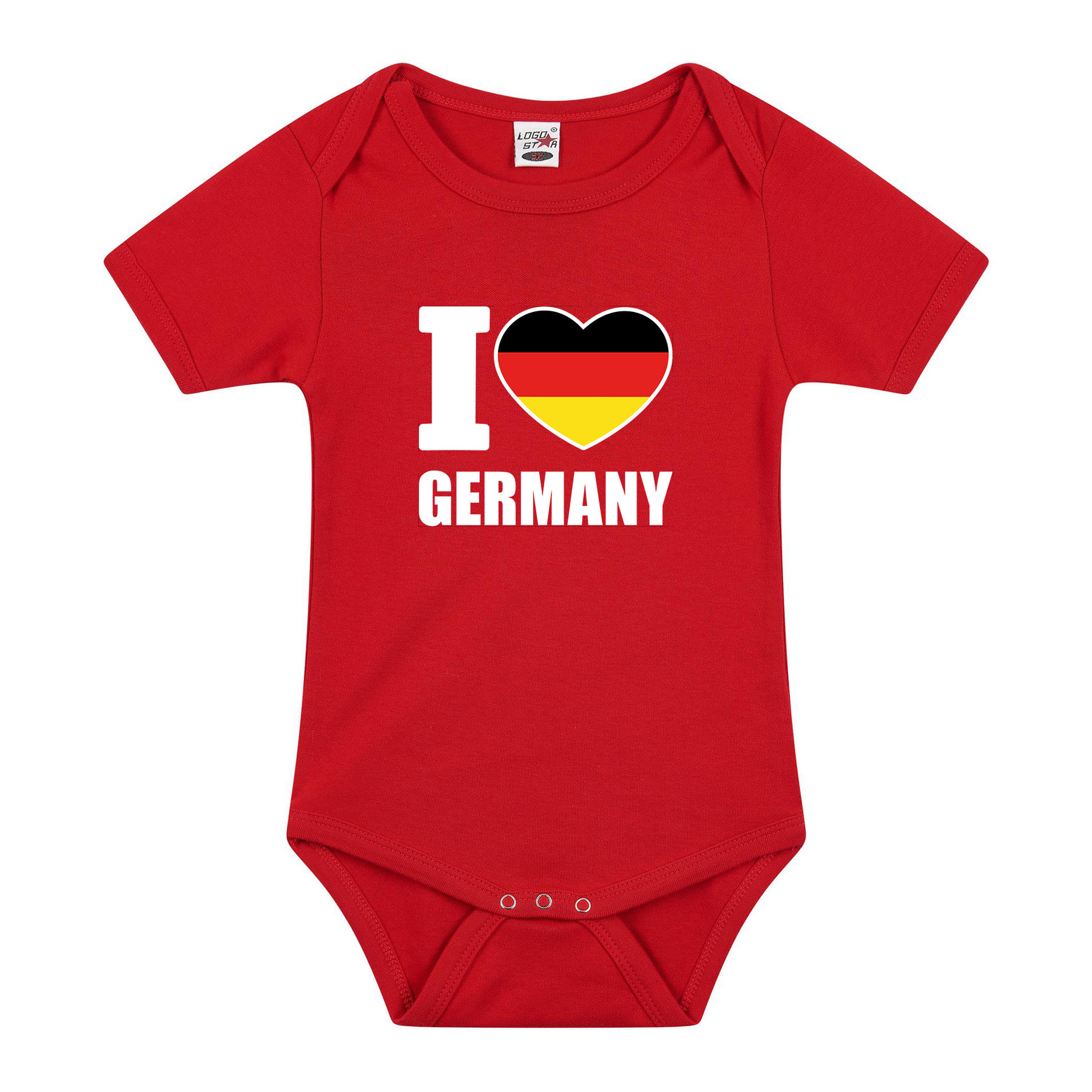 I love Germany-Duitsland landen rompertje rood jongens en meisjes