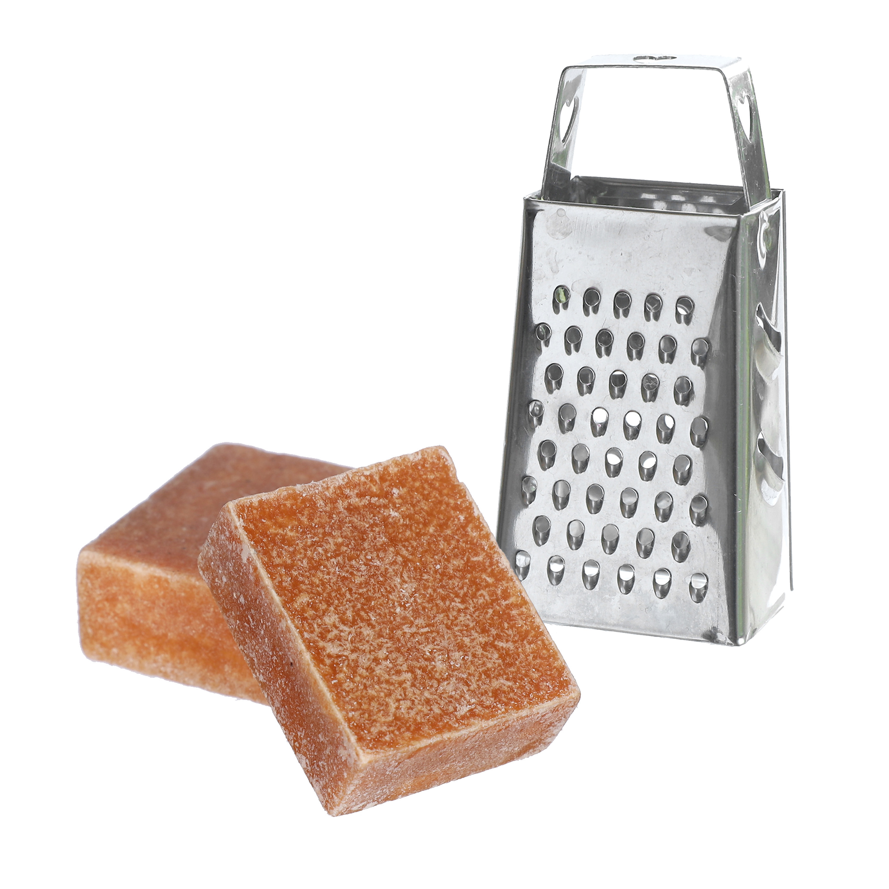 Ideas4seasons Amberblokjes-geurblokjes cadeauset amber geur inclusief mini rasp