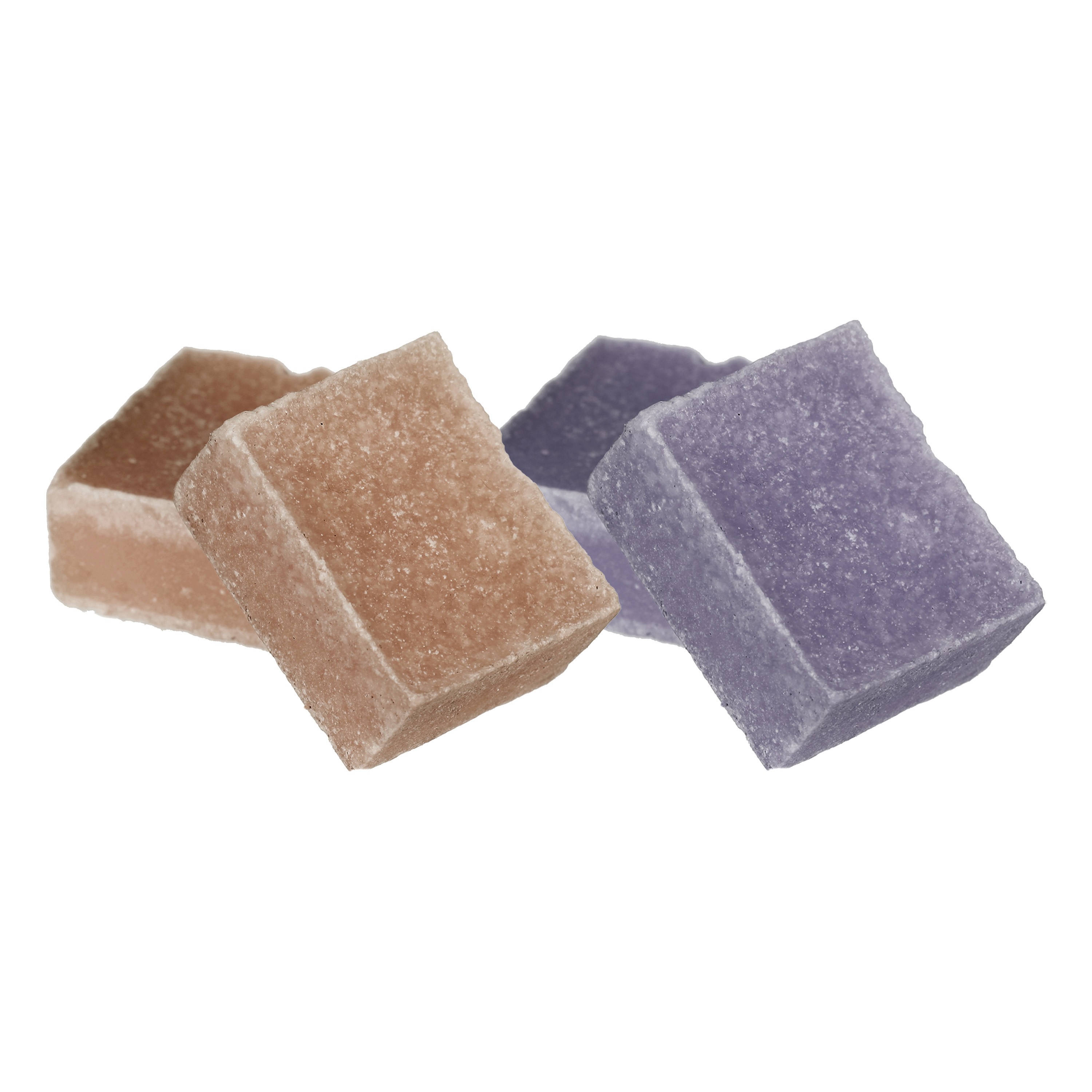 Ideas4seasons Amberblokjes-geurblokjes lavendel en sandelhout 6x stuks huisparfum