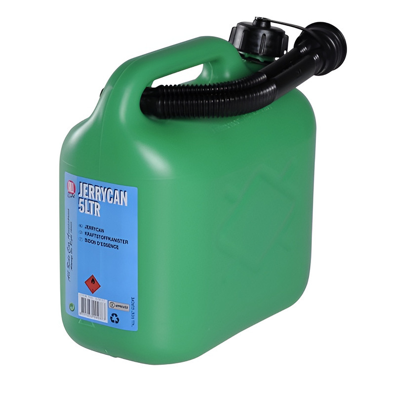 Jerrycan 5 liter groen voor benzine-diesel
