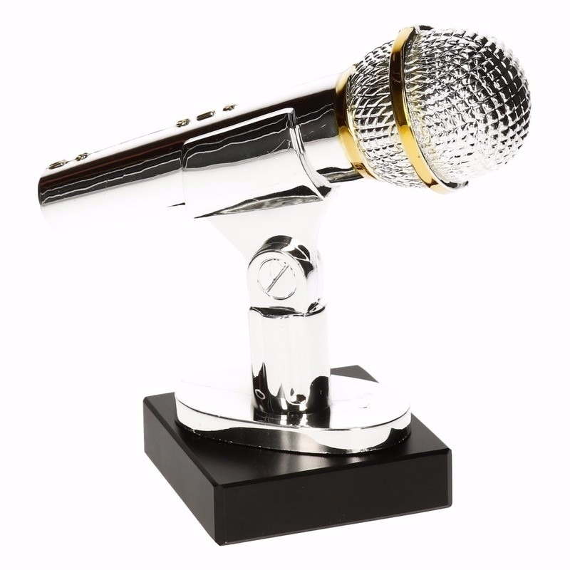 Karaoke winnaars beker-prijs-award 15 cm