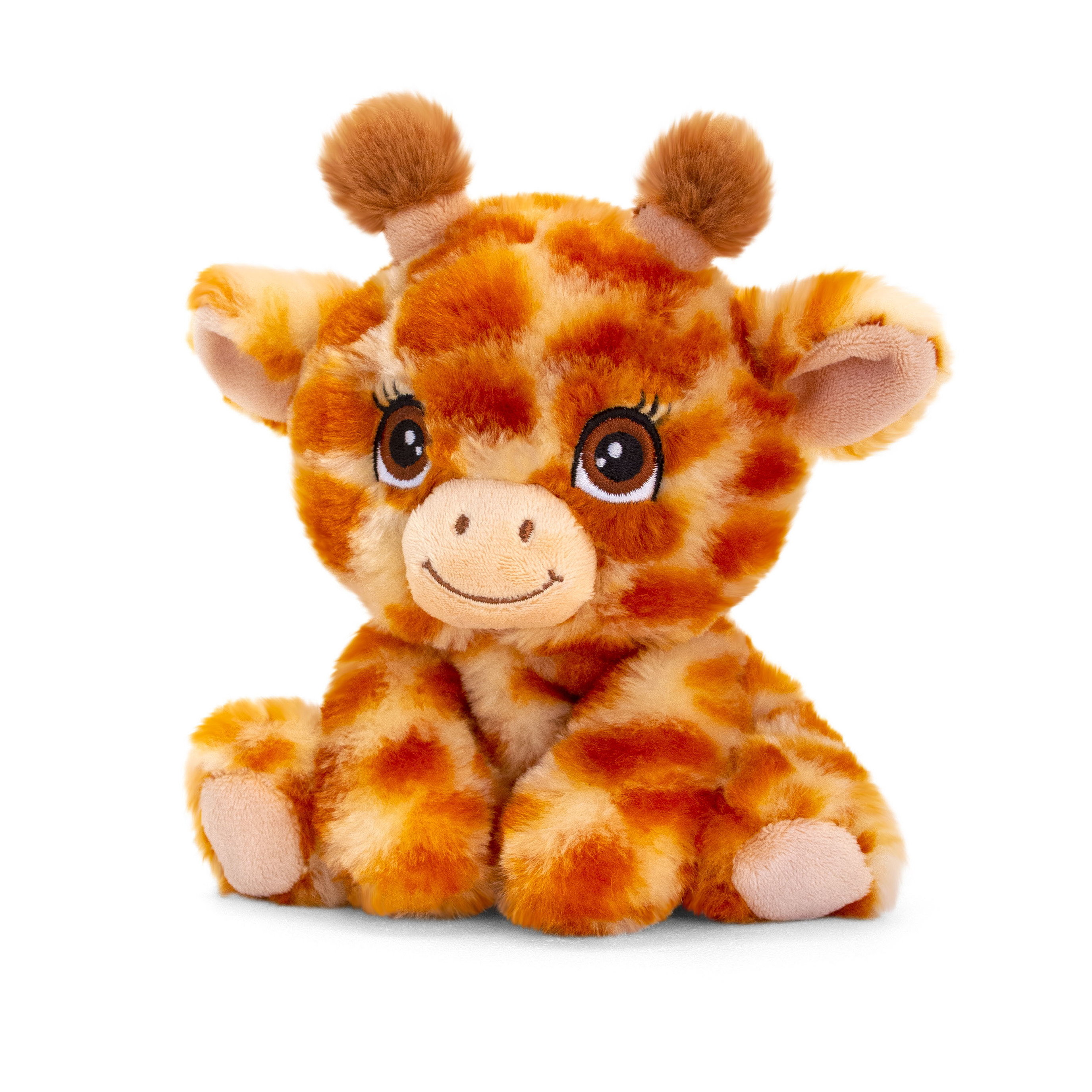 Keel Toys Pluche knuffel dier giraffe super zacht 16 cm