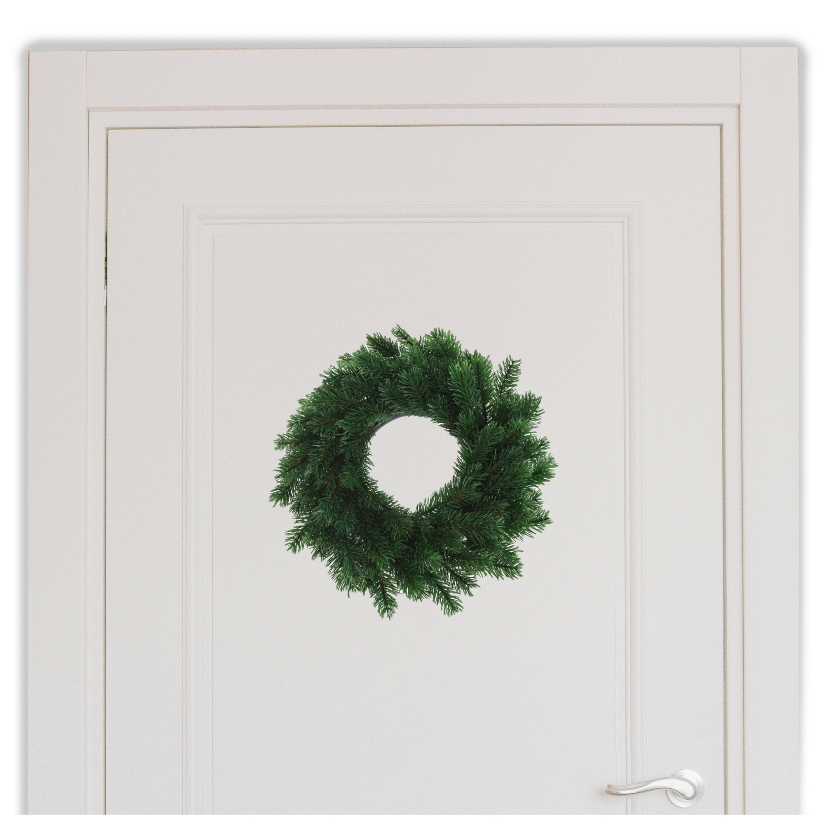 Kerstkrans-deurkrans groen 35 cm kerstversiering
