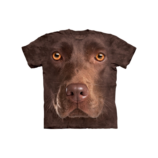 Kinder honden dieren T-shirt bruine Labrador