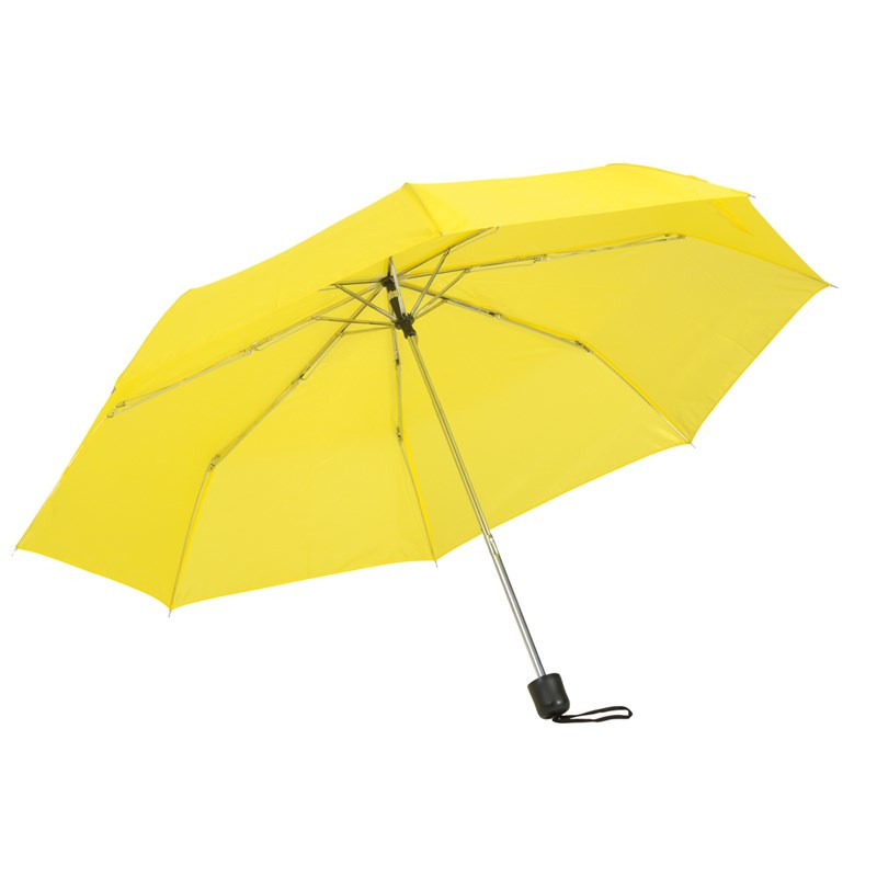 Kleine uitvouwbare paraplu geel 96 cm