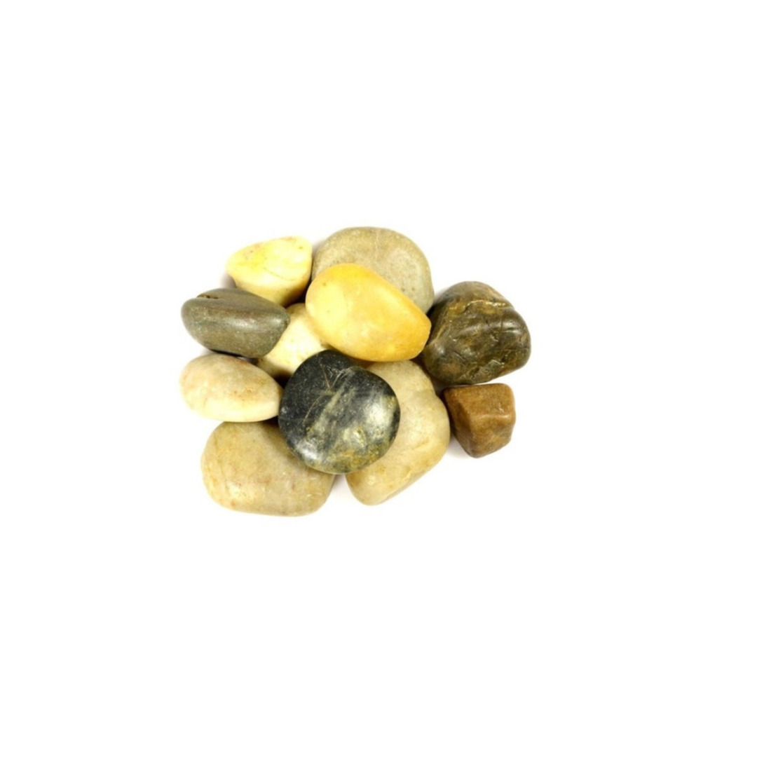 Kleurmix decoratie-hobby stenen-kiezelstenen 350 gram