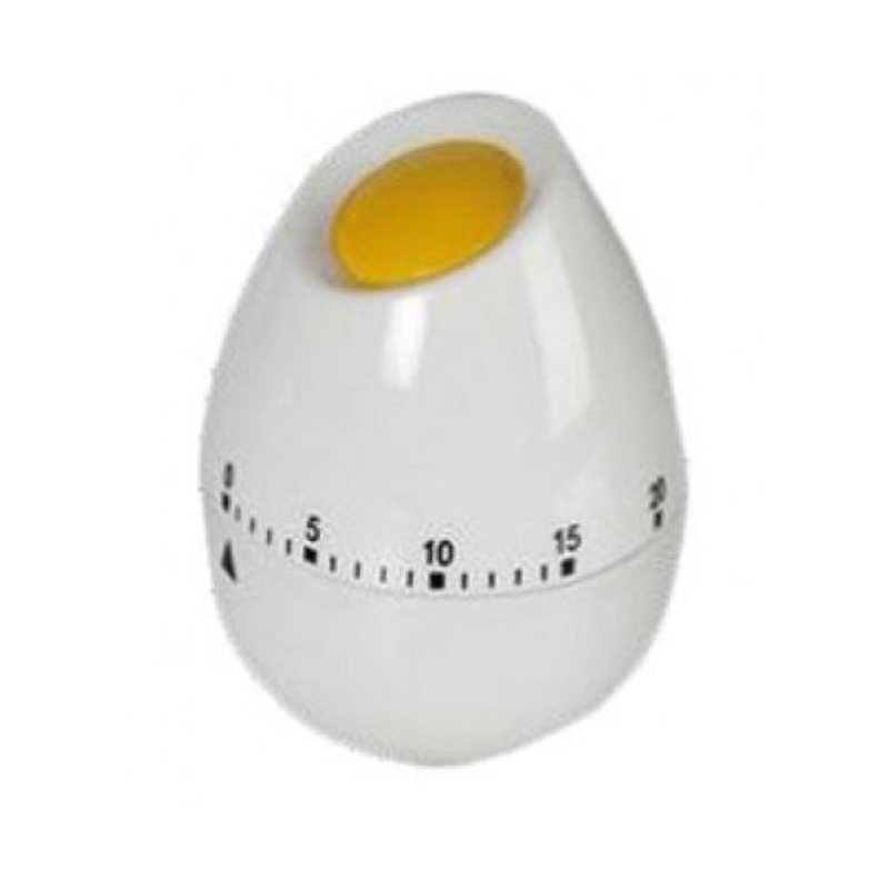 Kookwekker-eierwekker ei met eidooier 8 x 7 cm