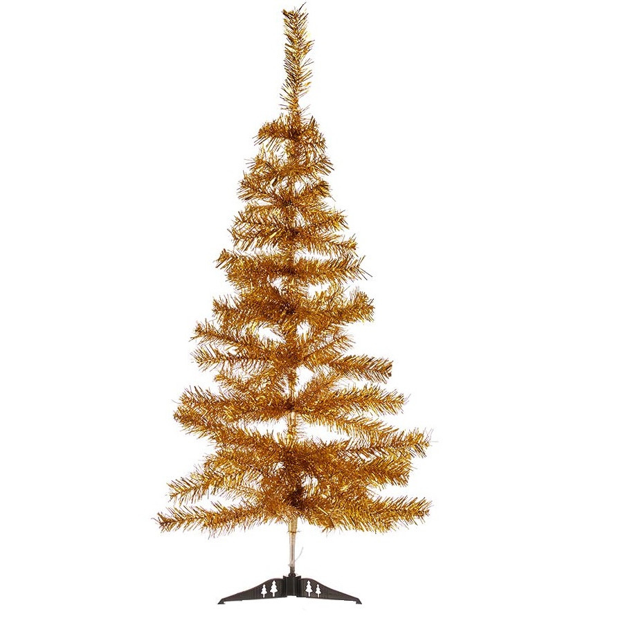 Krist+ Kunst kerstboom klein goud 90 cm
