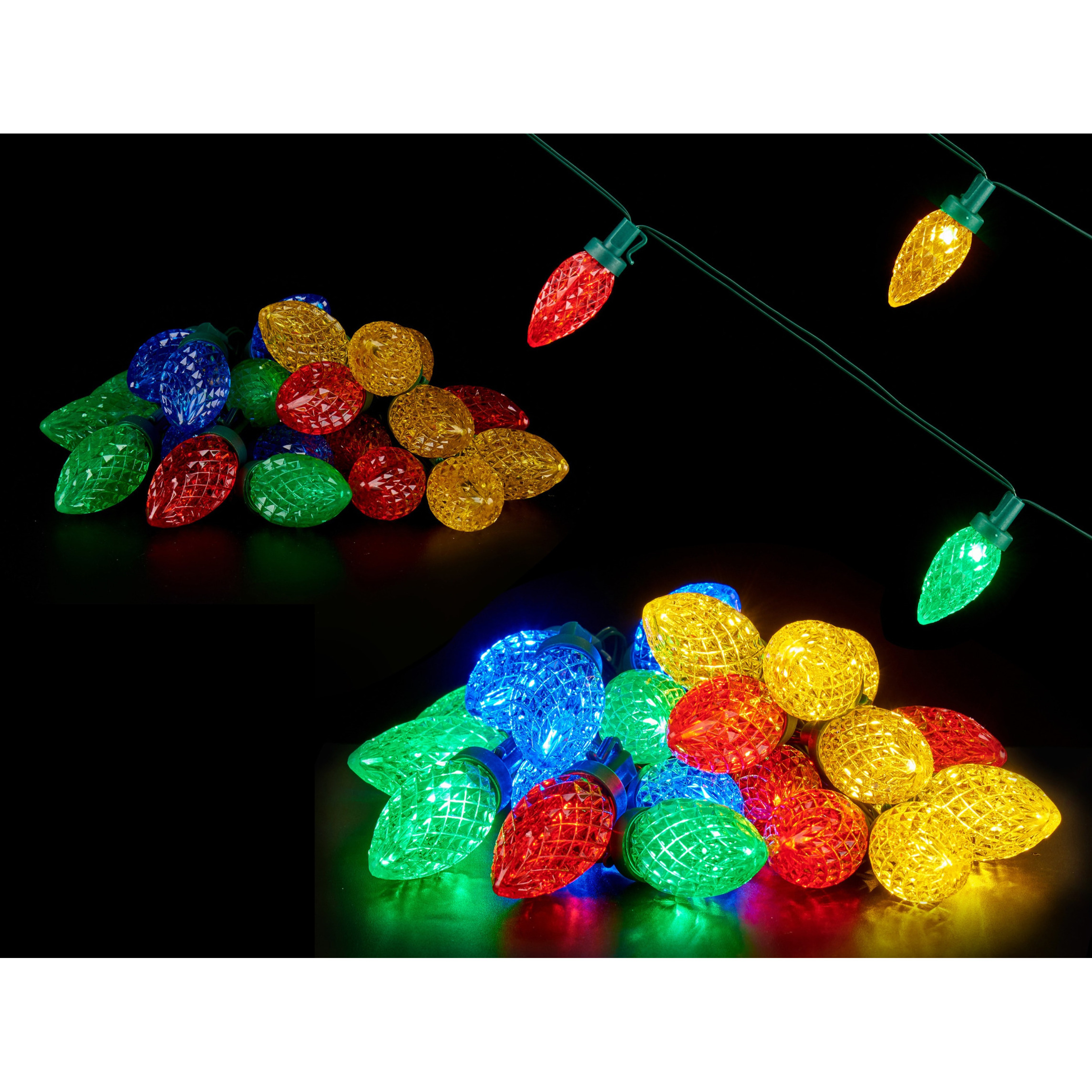 Krist+ Lichtsnoer 500 cm 25 LED lampjes gekleurd batterij