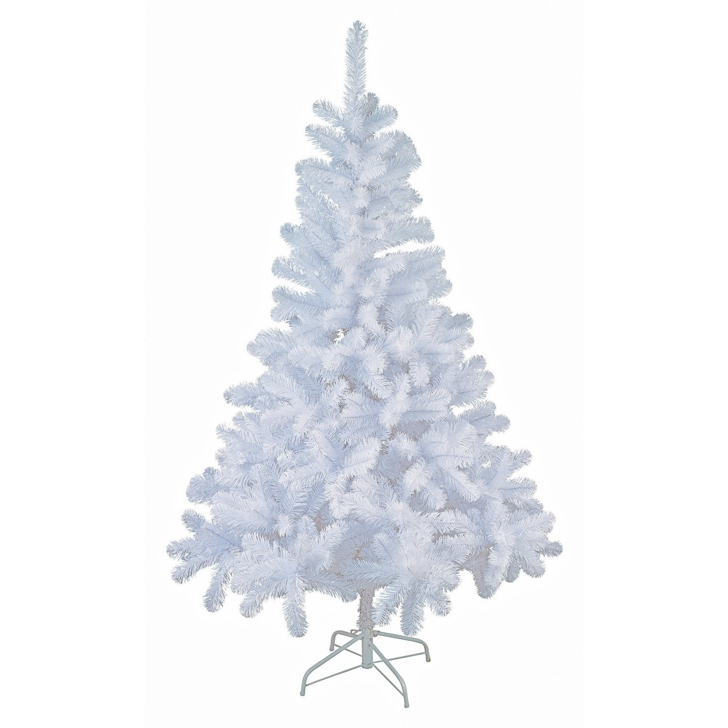 Kunst kerstbomen-kunstbomen in het wit 120 cm