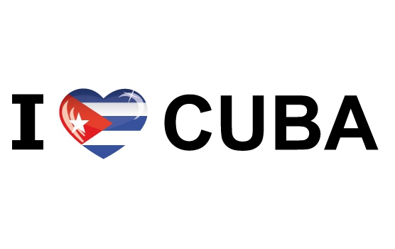 Landen sticker I Love Cuba