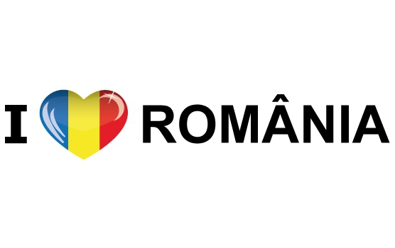 Landen sticker I Love Romania