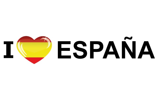 Landen sticker Spanje I Love Espana