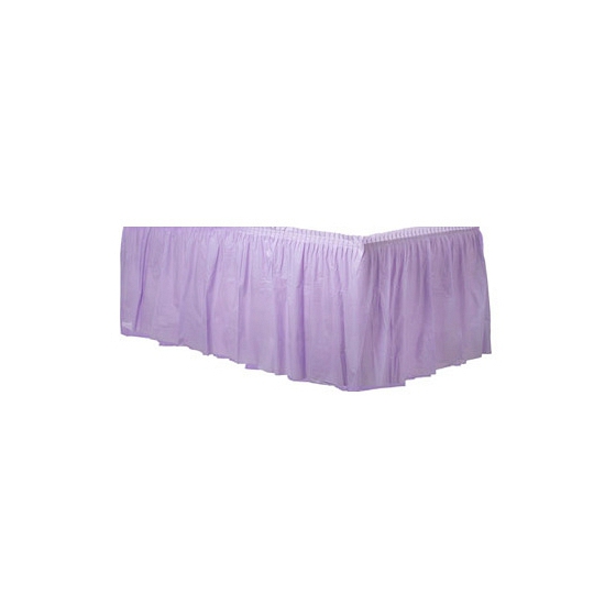 Lila paarse tafelkleed rand