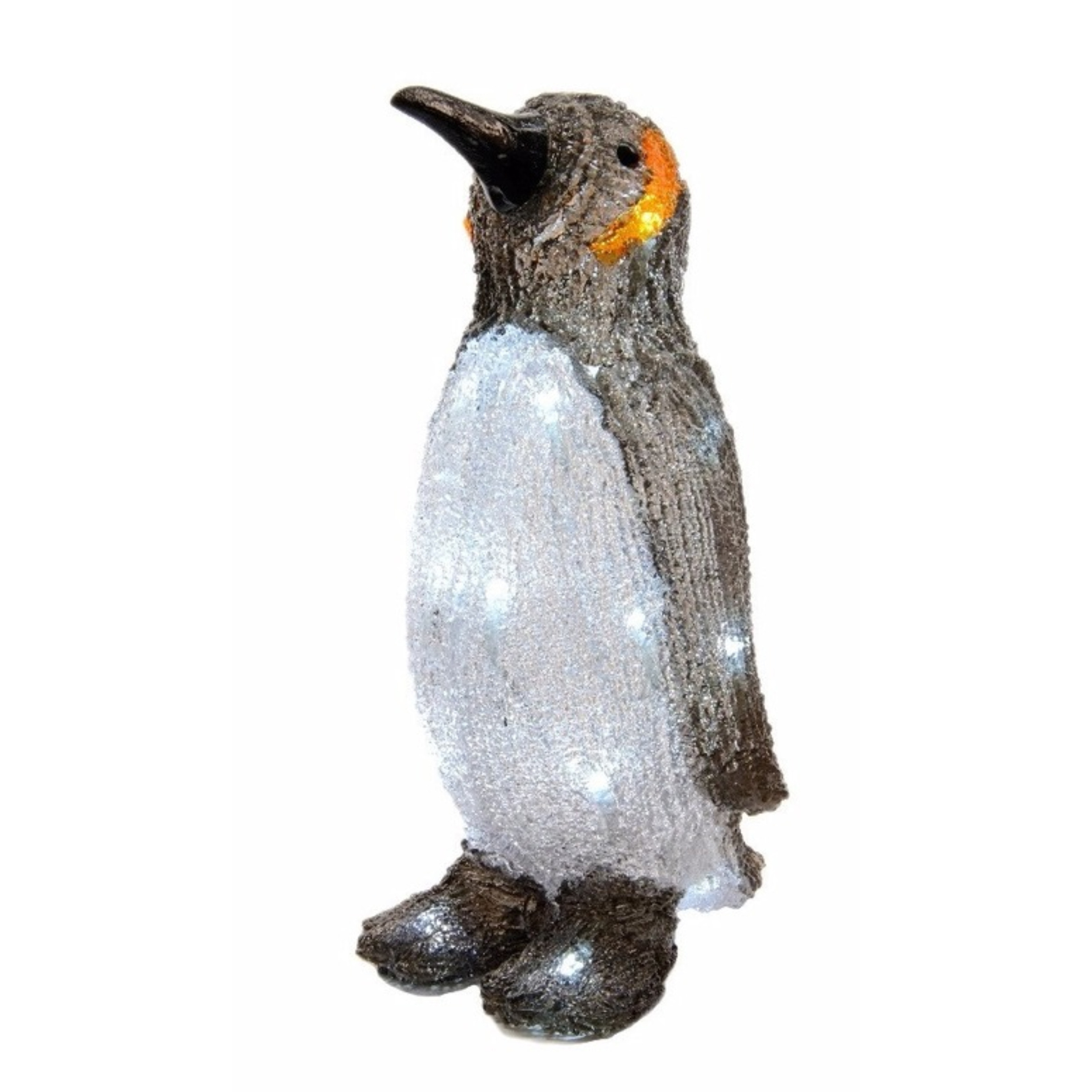 Lumineo Kerstfiguur verlicht pinguin LED 17 x 17 x 33 cm