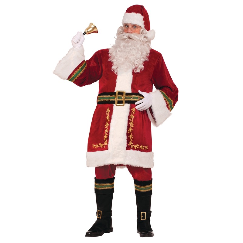 Luxe classiek Kerstman kostuum voor heren