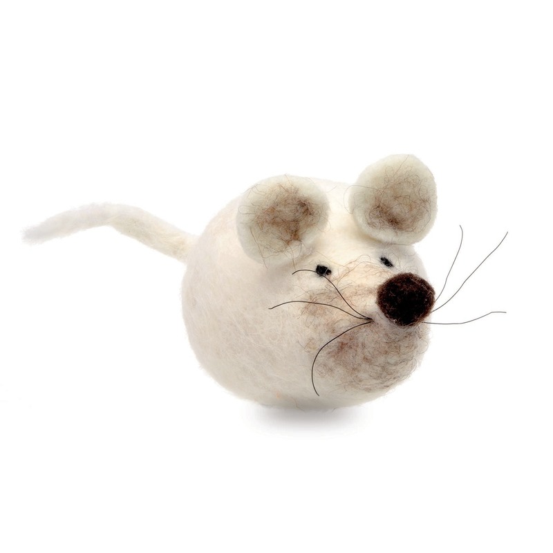 Maak je eigen dieren muis van vilt DIY pakket