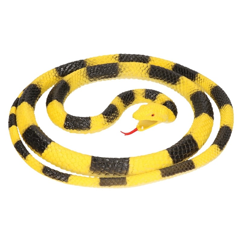 Mega rubberen dieren Python 137 cm