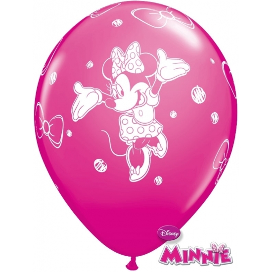 Minnie Mouse party ballonnen 24x stuks