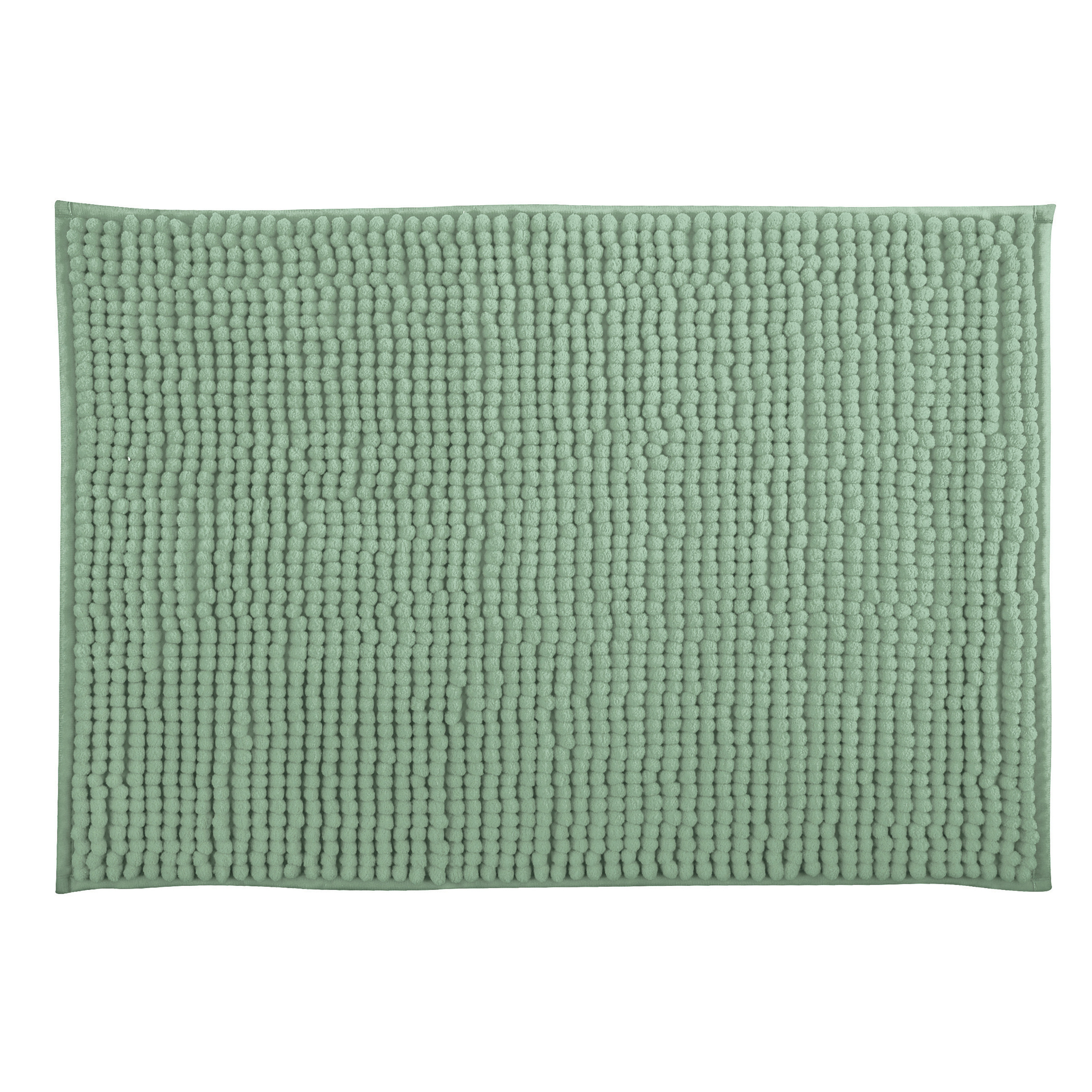 MSV Badkamerkleed-badmat tapijtje voor op de vloer groen 40 x 60 cm Microvezel