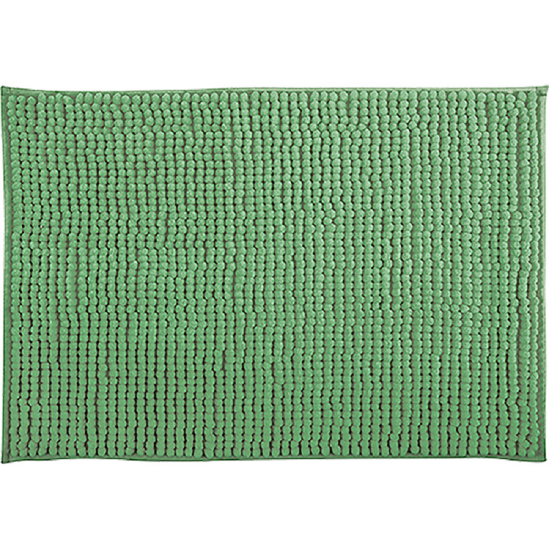 MSV Badkamerkleed-badmat tapijtje voor op de vloer groen 50 x 80 cm Microvezel