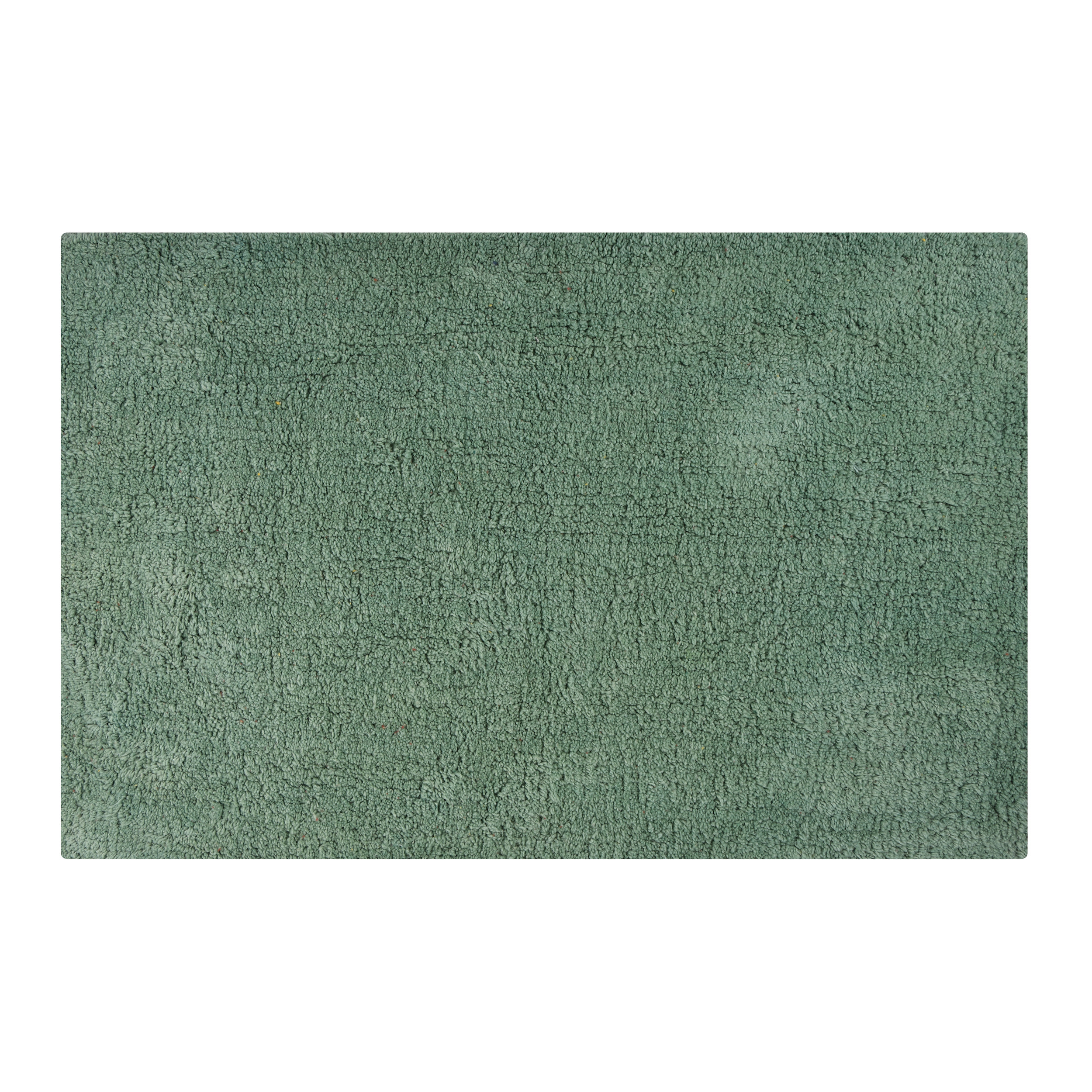 MSV Badkamerkleedje-badmat tapijt voor de vloer groen 40 x 60 cm