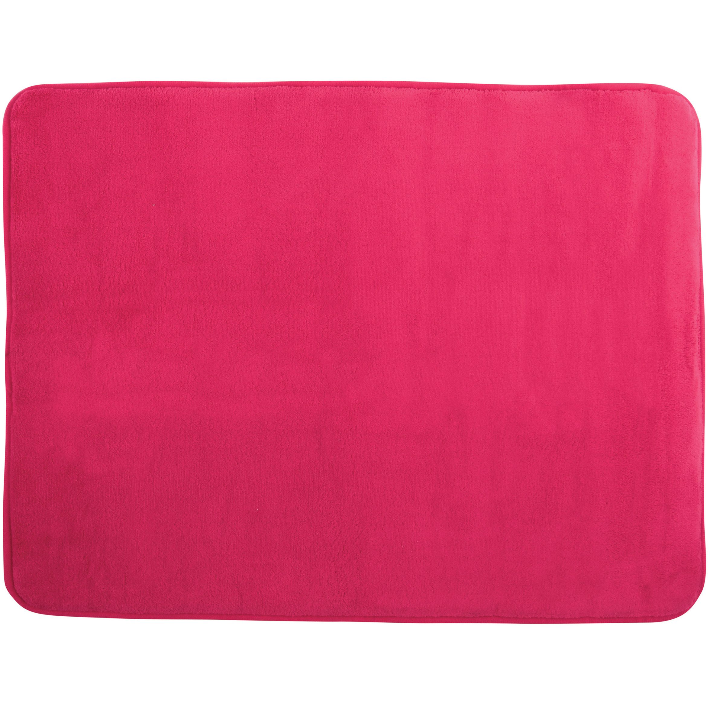 MSV Badkamerkleedje-badmat tapijt voor op de vloer fuchsia roze 50 x 70 cm