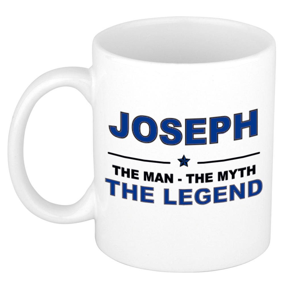 Naam cadeau mok- beker Joseph The man, The myth the legend 300 ml