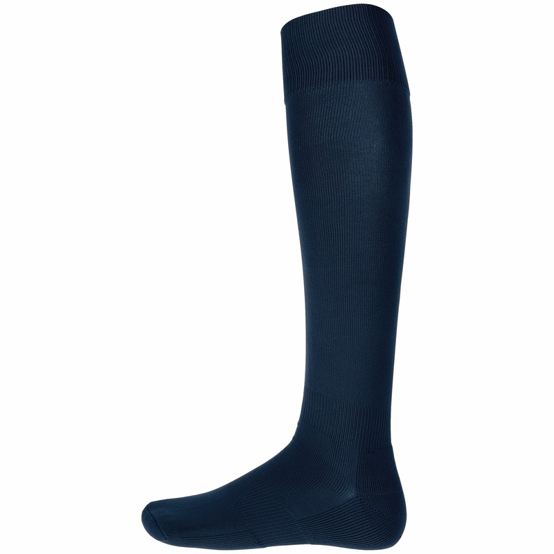 Navy blauwe hoge sokken 1 paar