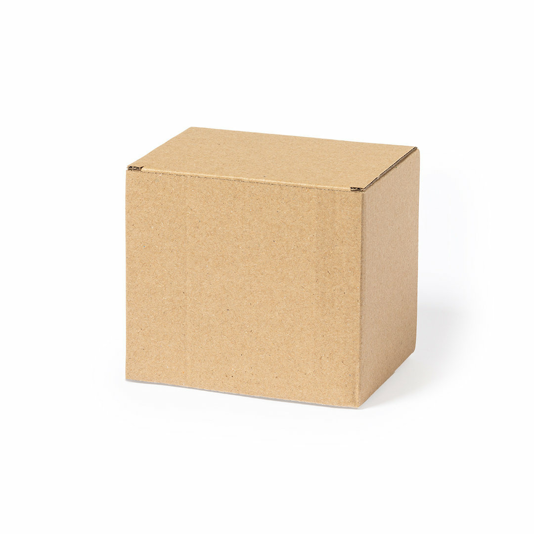 Opbergdoosje-geschenkdoosje karton -bruin 12 x 10,6 x 9 cm