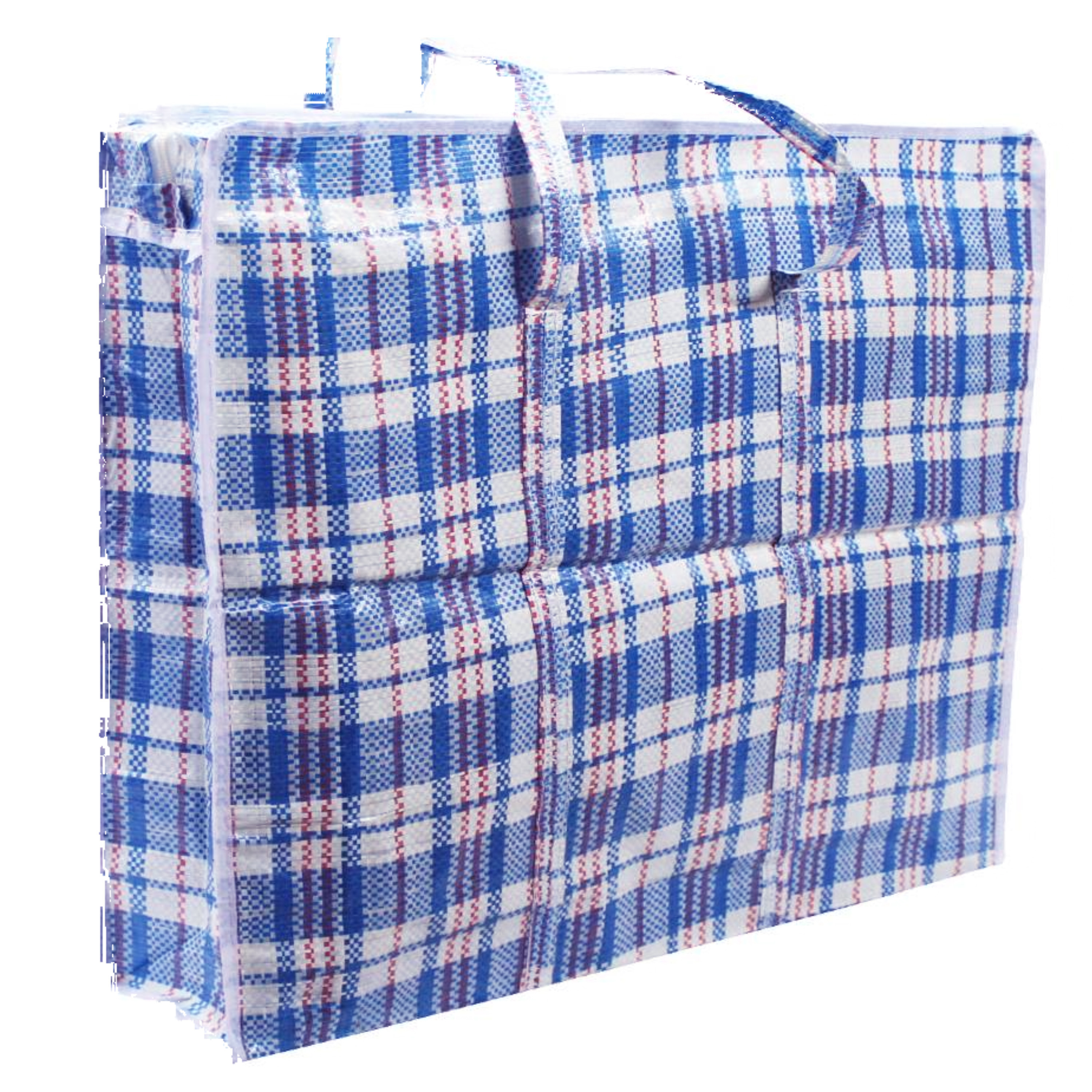 Opbergtas-hoes voor kussen-deken-dekbed-slaapzak 80 x 70 x 30 cm blauw