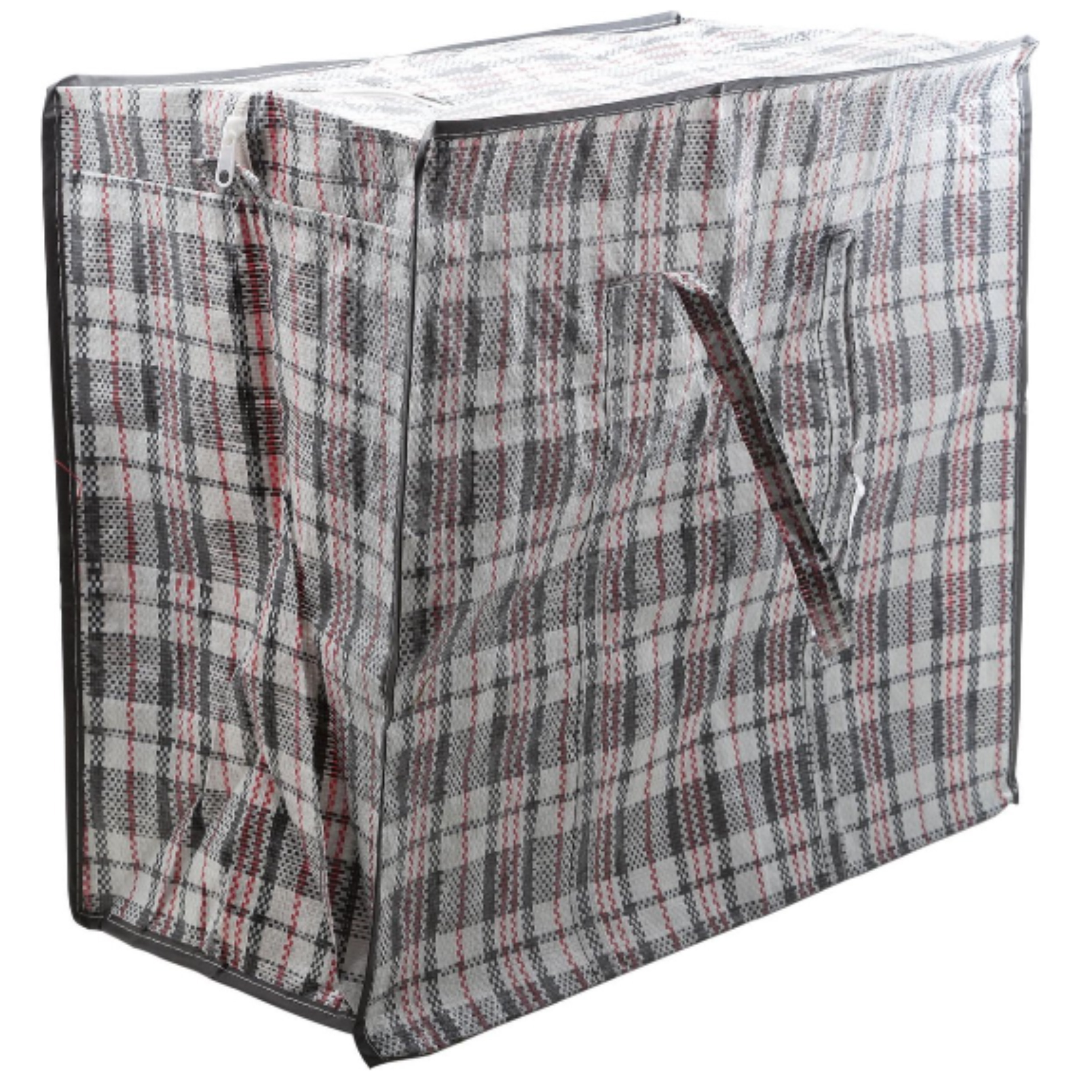 Opbergtas-hoes voor kussen-deken-dekbed-slaapzak grijs 65 x 30 x 55 cm