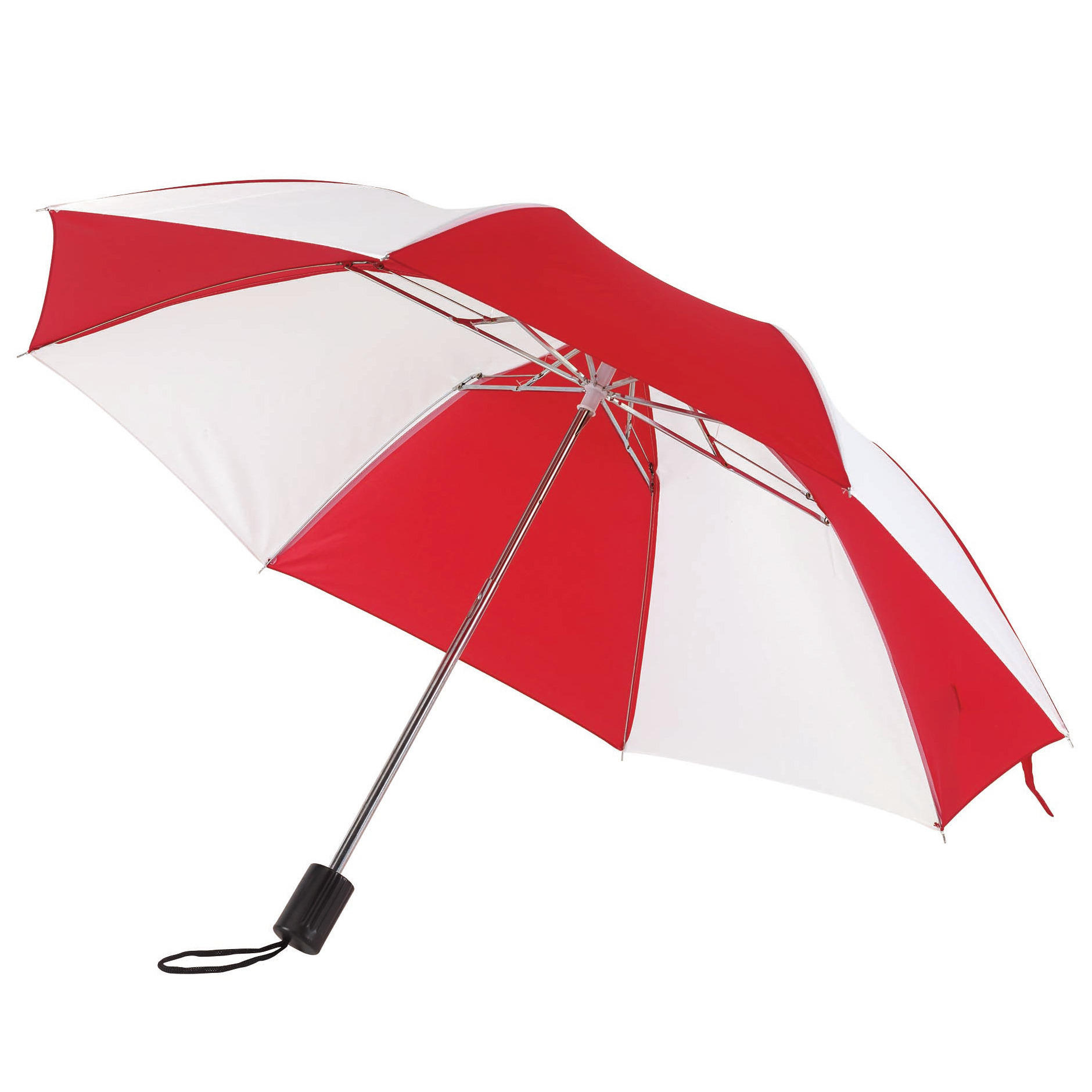 Opvouwbare paraplu rood-wit 85 cm