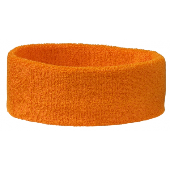 Oranje hoofd zweetbandjes