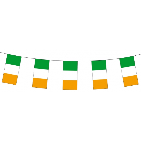 Papieren vlaggenlijn Ierland landen decoraratie