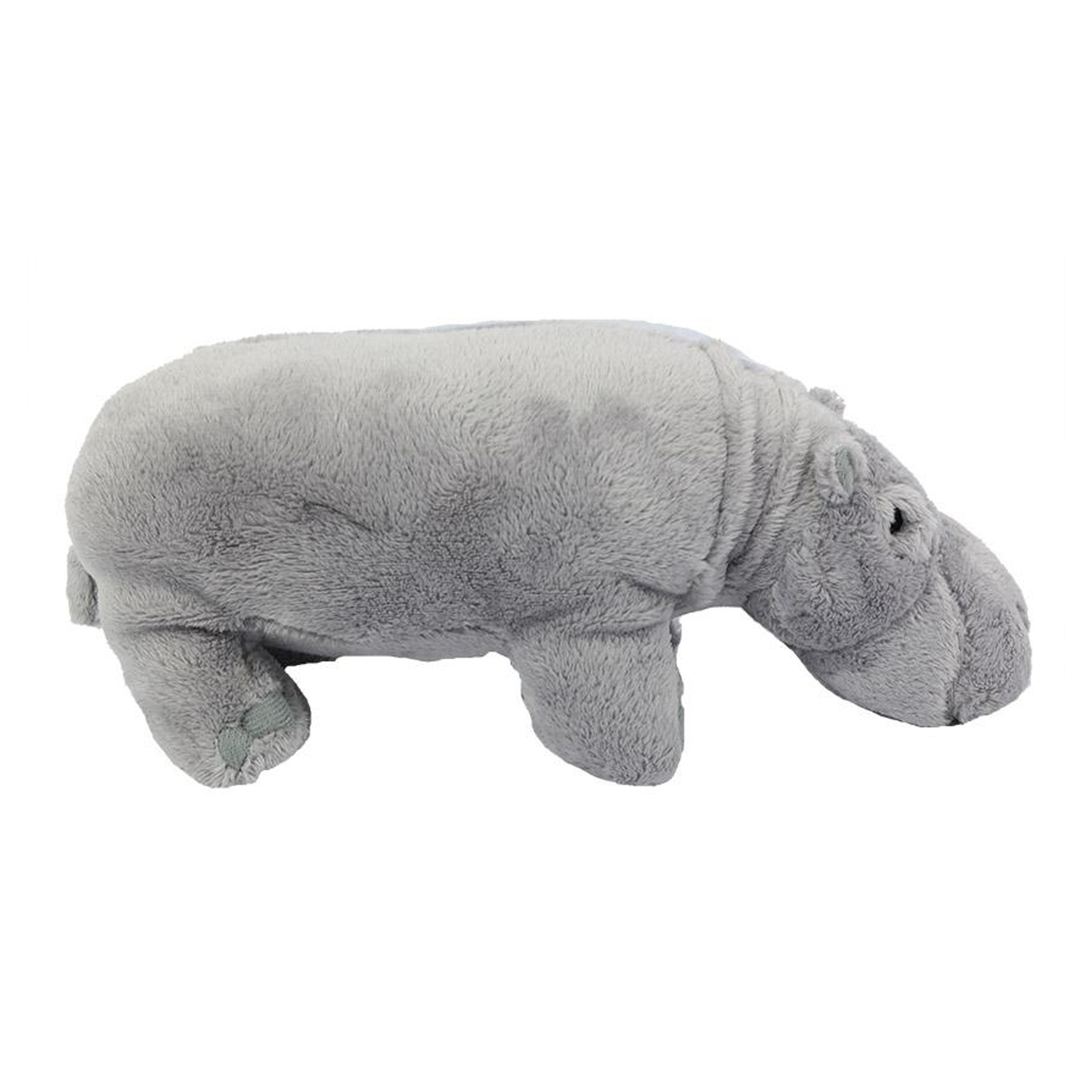 Pia Toys Knuffeldier Nijlpaard zachte pluche stof premium kwaliteit knuffels grijs 23 cm