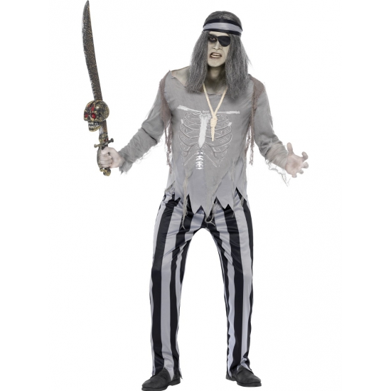 Piraat spook-zombie kostuum