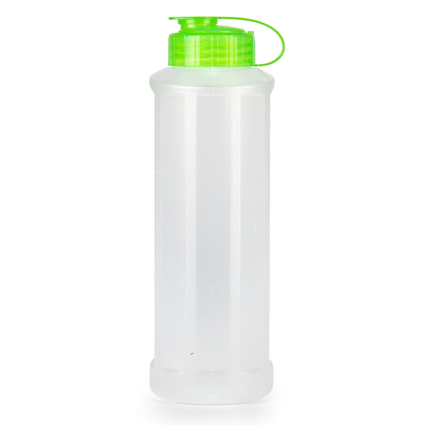 Plasticforte Drinkfles-waterfles-bidon 1600 ml transparant-groen kunststof