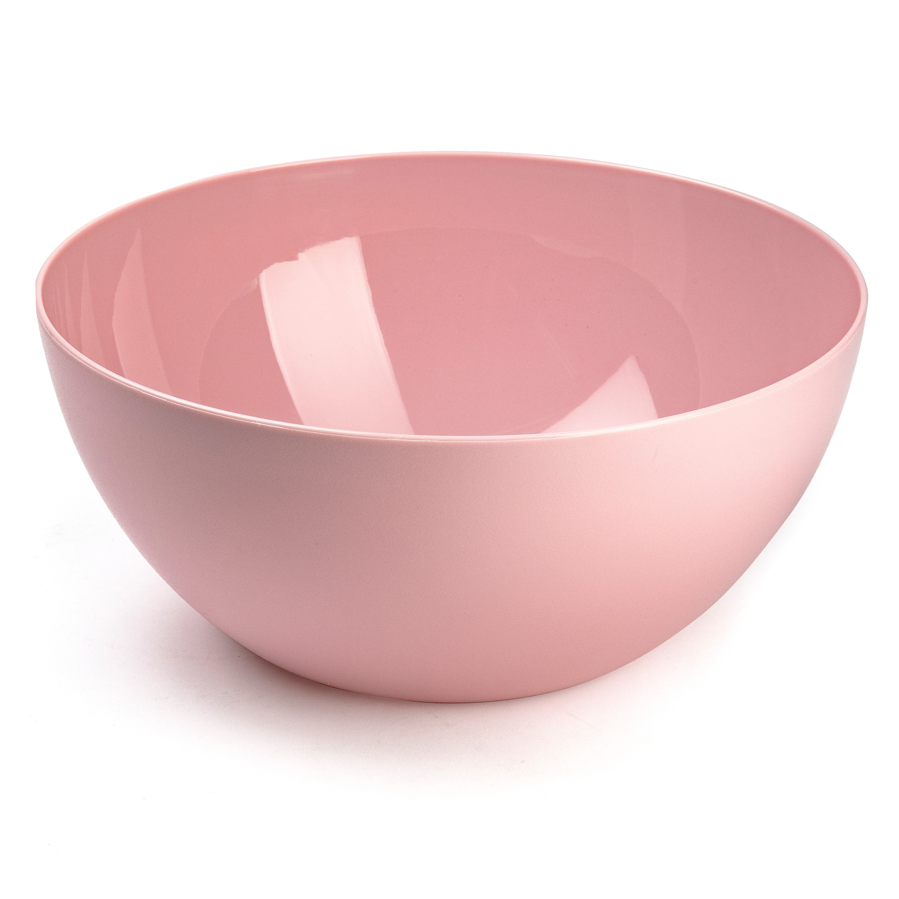 Plasticforte Serveerschaal-saladeschaal D28 x H14 cm kunststof roze