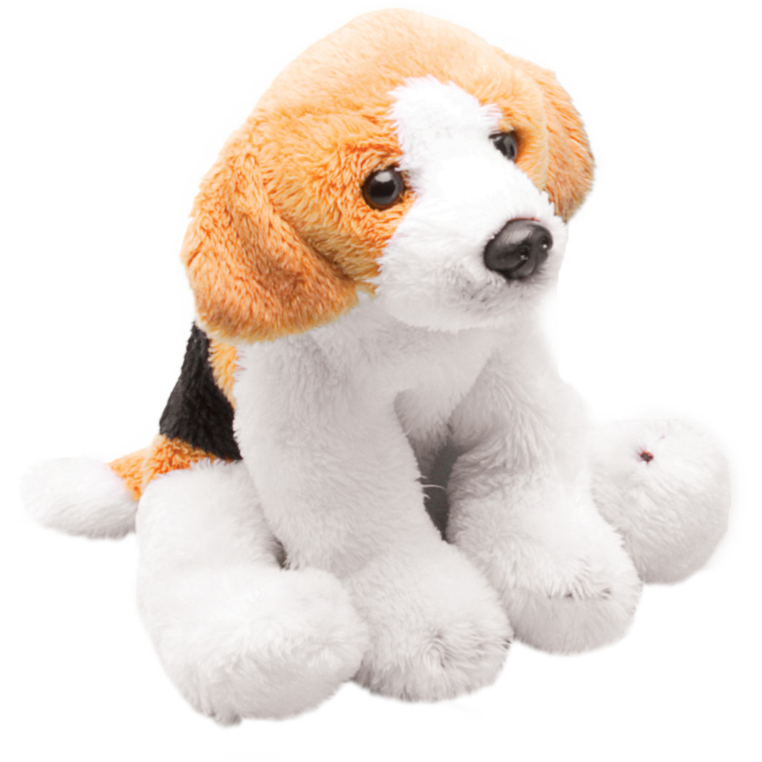 Pluche knuffel dieren Beagle hond 13 cm