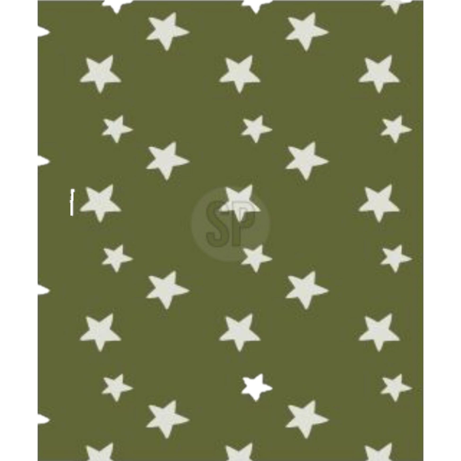 Polyester fleece deken-dekentje-plaid 130 x 170 cm marine groen met sterren