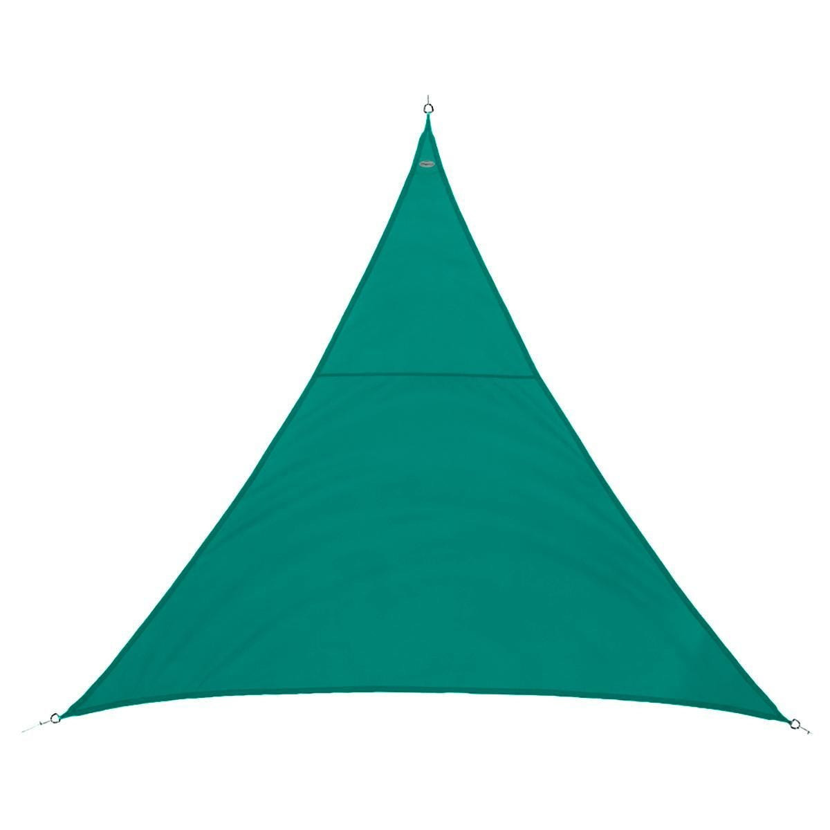 Polyester schaduwdoek-zonnescherm Curacao driehoek mint groen 2 x 2 x 2 meter