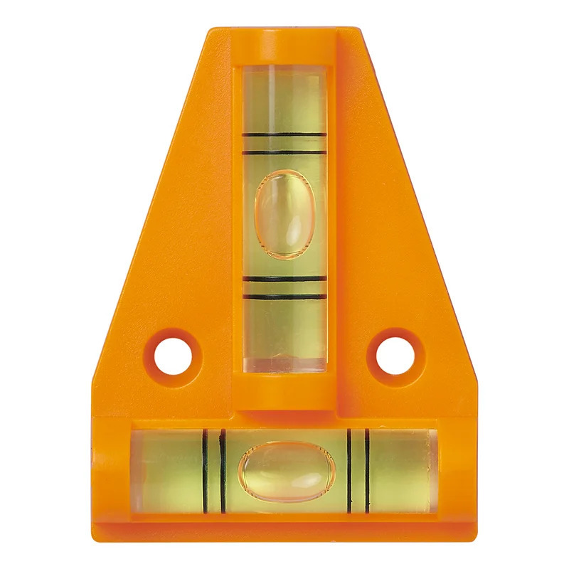 ProPlus Mini driehoek waterpas met magneet bevestiging 58 x 44 mm 2 libellen met schroefgaten