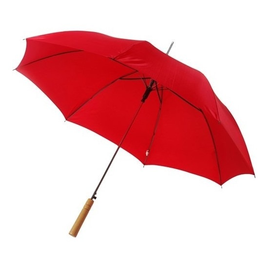 Rode grote paraplu van 102 cm doorsnede