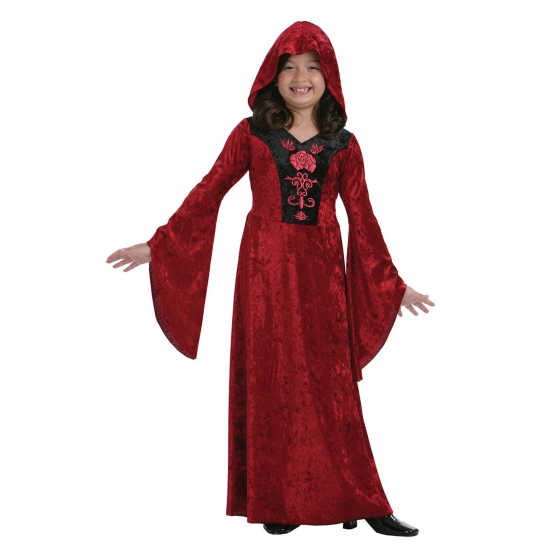 Rood Halloween vampier kostuum voor meisjes