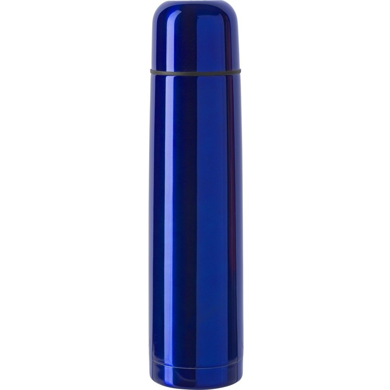 RVS Isoleerfles-thermosfles kobalt blauw 1 liter