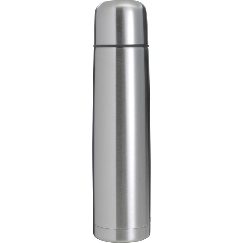 RVS Isoleerfles-thermosfles zilver 1 liter