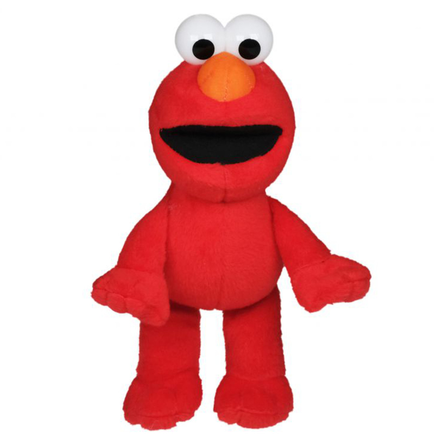 Sesamstraat pluche knuffel pop - Elmo - stof - 25 cm - speelgoed bekend van TV
