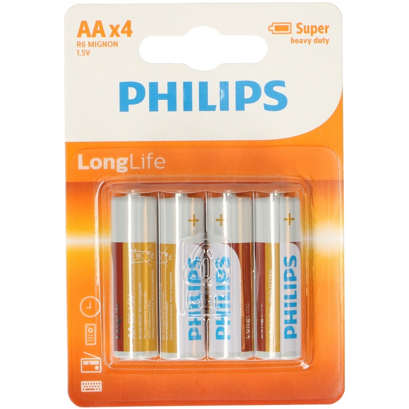 Set van 20 voordelige Philips AA batterijen
