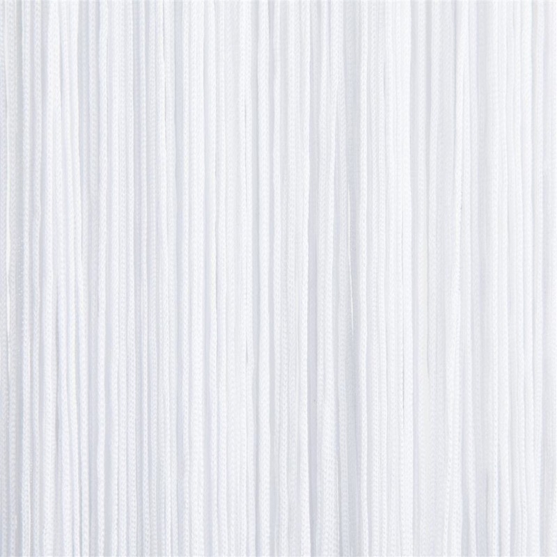 Set van 2x stuks draadgordijn-deurgordijnen off white 90 x 200 cm